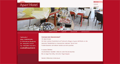 Desktop Screenshot of firstaparthotel.de